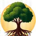 Stilisierter Baum als Symbol für nachhaltige Holzgewinnung