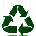 Recycling-Symbol für die Minimierung von Abfall